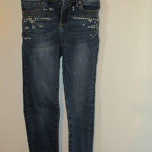 Bedazzled girls jeans